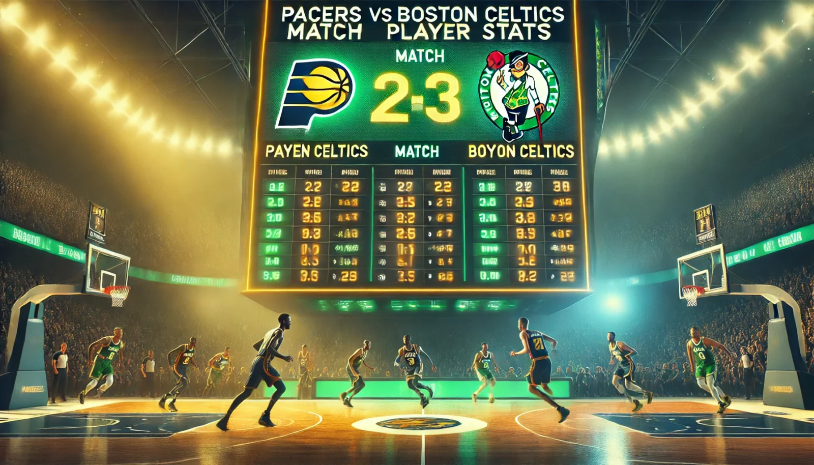 pacers vs boston celtics match player stats