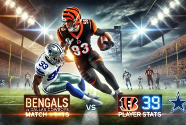 Bengals vs Dallas Cowboys Match Player Stats