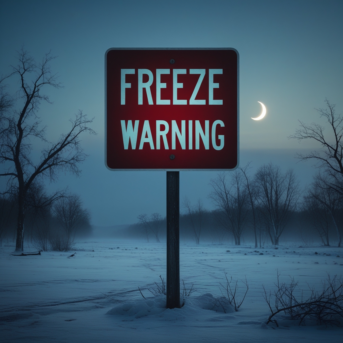 freeze warning