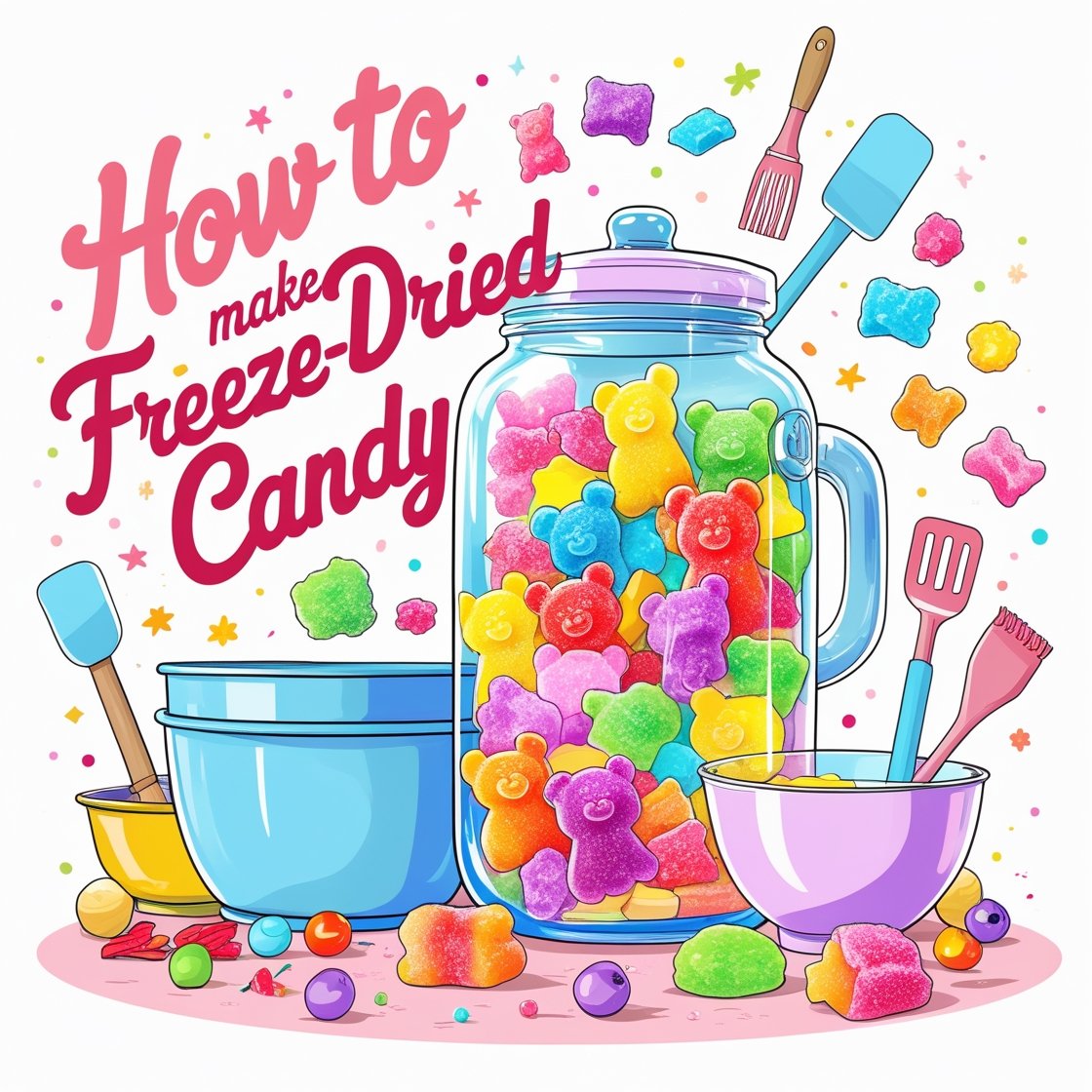 how to make freeze dried candy